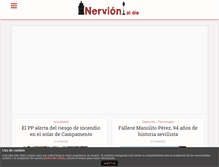 Tablet Screenshot of nervionaldia.com